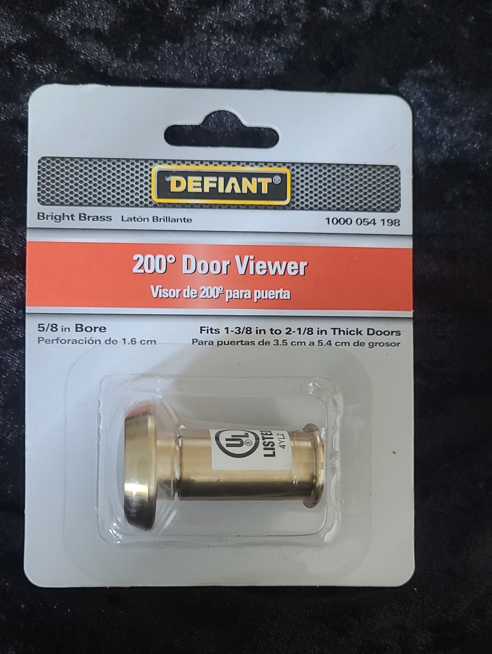 Brass 200° Door Viewer - Brass Finish